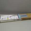 Zenna Home Rustproof Double Curved Shower Curtain Rod, No Drill Adjustable Curved Tension Shower Curtain Rod for Bathroom, Easy Install, Rounded for Extra Room, 50 to 72 Inches, Matte Black