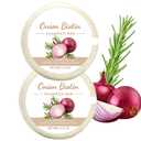 2 Pack Onion Biotin & Rosemary Shampoo Bar for Hair Growth & Anti-Hair Loss, 3-in-1 Hydrating Hair Soap for Thinning Hair, Moisturizing Cleanser Hair Care