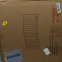 Wood Freestanding Dog Gates, Paint-Free Nature Wood Pet Gate Indoor, Puppy Gate for Doorways, Stairs, 23" Height-2 Panels