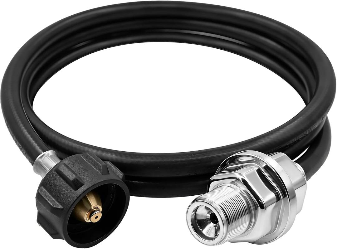 F273699 Fuel Filter with 6FT Propane Hose, Compatible with Buddy Series Heater (F232000, F273701, 6351206), QCC1/Type1 Adapter for 20-45 lb Tanks, CSA Certified 3-Layer Safety Hose, 