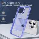 2 x for iPhone 15 Pro Case Compatible with Magsafe, Translucent Matte Camera Kickstand iPhone 15 Pro Case Shockproof Heavy Duty Protective Cover Case for iPhone 15 Pro