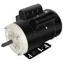 Electric Motor 1.5HP, Air Compressor Motor, 3450RPM General Purpose Motor, Single Phase Motor 115/230V 56 Frame 5/8" Shaft Diameter CW/CCW TEFC 2Pole