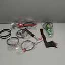7 PCs Halloween costume decoration, axe, beer bottle, wrench, 2 syringes , includes headbands ( bloody )
