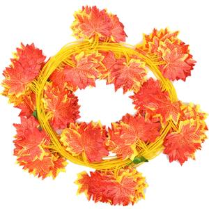 Fake Ivy Plant 7 Pack, Artificial Ivy Garland Fake Vines, Faux Ivy Plant with Leaves, Silk Leaves Greenery Hanging Plants for Bedroom Garden Home Wedding Wall Decor