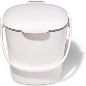 OXO Good Grips Easy-Clean Compost Bin, White - 0.75 GAL