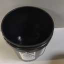 5 Gallon Bucket - Food Grade Bucket Lid Not Included, Black