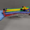 SUNEE 12pcs Mesh Zipper Pouch 11x16, Large Storage Bags for Board Game & Puzzle Organizing, Reusable Plastic Zip Organizer for Travel (A3, 6 Colors) (Multicolored)