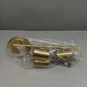 4 Ways Track Lighting, Rotatable Heads Tracks Light, Track Lightings Fixtures Ceiling with Foldable Arms, Brushed Gold Tracks Light for Kitchen, Living Room, Hallway(Bulbs Not Included)