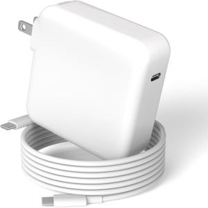 100W 70W Laptop Charger, Compatible with MacBook Pro & MacBook Air 13 14 15 16 inch Laptop, for 2025 2024 2023 2022 2021 2020 M1 M2 M3 M4 Fast Charger, 6.6FT USB-C Cable