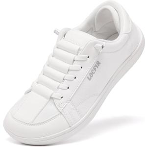 Womens Wide Barefoot Shoes Zero Drop Minimalist Canvas Slip-on Walking Sneakers, Size 8