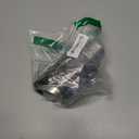 2"Inlet 3"Outlet Car Exhaust Tips Carbon Fiber Tailpipe Exhaust Pipe Tail Throat Tail Pipe Silver Need Height>3.5 Inch Widht>3.5 Inch