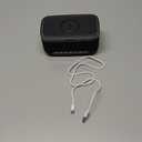 Wireless Charging Alarm Clock Radio for Bedrooms  15W Fast Wireless Charger Station for iPhone Samsung, Bluetooth Stereo Speaker with FM Radio, Dimmable Display, USB Port, Sleep Timer, Black