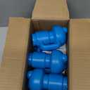 1.26" Diameter Trampoline Enclosure Pole Cap for Net Hook, 6 Pieces, Blue, Only Fit in 32mm(1.26in) Diameter Trampoline Pole