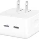 Apple 35W Dual USB-C Port Compact Power Adapter (White)