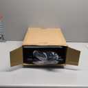 Pssopp Folding Dogs Carrier, All Sides Mesh Design Secure Rolling Pet Travel Carrier with Wheels Telescopic Walking Handle Adjustable Shoulder Straps for Travel (Blue)