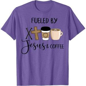 Fueled by Jesus Coffee T-Shirt, Large