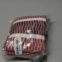 KITCHENAID Chambray Stripe Kitchen Towels 2-Pack, Absorbent 100% Woven Cotton, Passion Red/White, 16”x28”