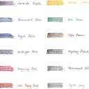 Montblanc Ink Cartridges Corn Poppy Red 119717  Short International Standard Fountain Pen Refills in Bright Red  8 Pen Cartridges