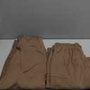 KIRUNDO 3 Piece Lounge Sets for Women Airplane Travel Outfits 2025 Fall Cardigan Sleeveless Top Pants Sets Matching Clothing (Large, Khaki)
