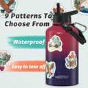 1 Gallon Water Bottle Insulated(Cold for 48 Hrs),BPA Free&Leak Proof,128oz Stainless Steel Water Jug,Large Water Bottle with Straw Spout Lids for Gym,Hiking,Camping&Travel,Red Purple