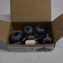 HOLKIE Office Chair Wheels Grey Dual Rubber 2 Inch Replacement Smooth Quiet Rolling Casters Universal Fit Casters 11x22mm, Wheels-Set of 5 for Hardwood Floors Carpet Computer Gaming (11mm-Fits Most-Not Fit High-Pile Carpets)