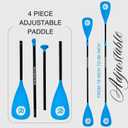 niphean Sup Paddle, Adjustable Paddle Board Paddles, Lightweight Kayak Paddle, Detachable Stand Up Paddle Board Accessories Oars with Aluminum Alloy Shaft and Fiberglass Blade