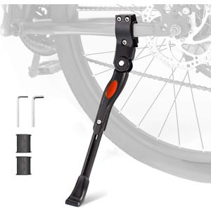 UHACKER Adjustable Bike Kickstand Aluminum Rear Side Bicycle Stand for Bike 22"-26"