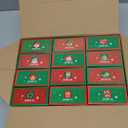 Moizoe 12 in 1 Christmas Micro Building Blocks Set, Santa Claus Reindeer Snowman Tree Mini Building Toys, Christmas Stocking Stuffers, Fun Family Christmas Birthday Gift Idea