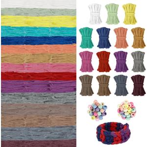 Simsimshine 1500 PCS Weaving Loom Refill Loops for 7-10 Inch Potholder Loom Weaving Loom Bands Flexible Loops Craft Kit for Adults DIY Projects Gifts, 15 Color