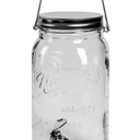 Mason Craft and More Glass Drink Dispenser with Lid - Clear