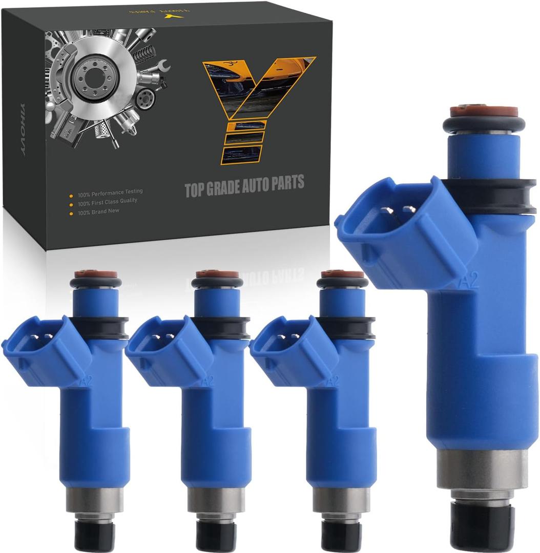 4PCS Fuel Injectors fit for Subaru 2006 2007 2008 2009 2010 2011 2012 2013 06 07 08 09 10 11 12 13 Forester 2006-2013 Impreza 2007-2012 Legacy 2007-2009 Outback 2.5L, FJ860, FJ1103, 16611AA720