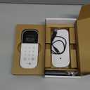 MyQ Smart Garage Door Video Keypad with Wide-Angle Camera,Customizable PIN Codes,and Smartphone ControlTake Charge of Your Garage Access Works with Chamberlain, LiftMaster and Craftsman Openers, White