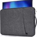 Portable Monitor Case Compatible with 18-18.5 Inch Most Large Portable Monitor Protective Sleeve Storage Bag, Space Grey(17.5x11.8 Inch)