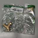 GASHER 2PCS Brass Pipe Fitting Male Branch Tee Y Adapter 1/8" NPT Female x 1/8" NPT Female x 1/8" NPT Male