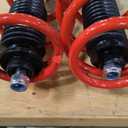 EVIL ENERGY Coilovers Compatible for Volkswagen Golf GTI Rabbit Jetta MK5 MK6 2006-2014, for Audi A3 8P (FWD) 2006-2014, Height Adjustable Lowering Kit, Twin-Tube Coilover Suspension Kit, Red