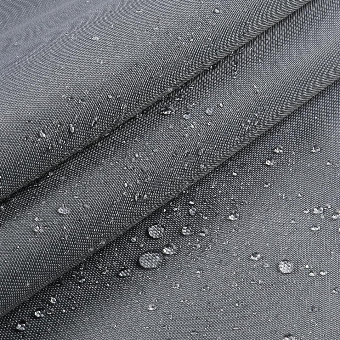 GoldWheel Waterproof Marine Canvas Fabric 600 Denier 60" Wide by 40" Canvas Cordura Material with Waterproof PU Backing for Car Boat Home Awning Tent Cushion, Gray