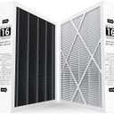 2 Pack 6675 20x25x5 MERV 16 Air Filter Compatible with 20x25x5 Healthy Climate Carbon-Clean 6675 MERV 16 Filter for HVAC System, Replaces Part # HCF20-16, HCF20-10