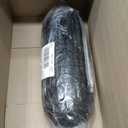 Seachoice Twin Eye Ribbed Boat Fender, Black, 5-1/2 In. X 20 In.