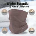 ISQ 2 Pack Winter Neck Gaiter Windproof and Warm Neck Warmer Outdoor Ski Mask Scarf