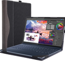 Laptop Case Cover for Lenovo Yoga Slim 9i Gen 10 14 inch Compatible for Yoga 9 2-in-1 14ILL10 [Do Check Model] Notebook Sleeve Computer Bag PU Accessories Heat Dissipation Hole (Black)