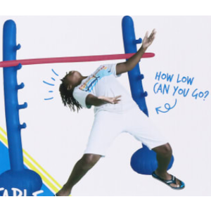 Inflatable Limbo Game Set 4.5ft