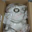 Seealle Modern Ceramic Table Lamps for Night Stands - Bedside Lamps Set of 2 for Nightstand, 19.4" White Bedroom Lamp for Living Room Cute Desk End Table Office Guest Room Dresser Rocker Swtich