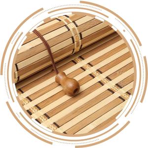 Bamboo Roll Up Blinds for Windows, Bamboo Blinds for Interior Doors, Light Filtering Bamboo Shades Cordless Easy Installation Wide Bamboo