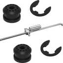 SamWinGear Shift Linkage Bushings Shift Control Lever 52105555AA Transfer Case Shifter Control Linkage with 2 E-Clips & 68078974AA Grommet Bushing Kit for 2002 2003 2004 2005 Dodge Ram 1500 2500 3500