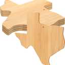 4 Pcs Texas State Shaped Cutting Board Texas State Serving Board Engraving Wooden Texas Souvenirs Gifts Wood Chopping Board for Kitchen Wall Display Accessories Housewarming Gift, 14.17 x 13.39 inches