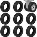 Vinommart 8 Pcs Luggage Wheel Covers, Silicone Luggage Wheel Protector, Suitcase Wheel Covers for Luggage Wheels Replacement (Black)3 Pack