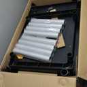 MaxWorks 80774 3-Shelf Utility Plastic Cart with Wheels-225 Lbs Maximum Capacity , Black