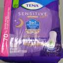 Tena Sensitive Care Incontinence Pads, Bladder Control, Postpartum for Women, Overnight Absorbency, Extra Coverage, 48 Count