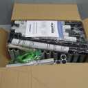 Uanlauo Beige Small Baby Playpen - 47x47in Playpen for Babies and Toddlers, Safe Indoor Play Pen, Baby Pen with Storage Bag and Breathable Mesh