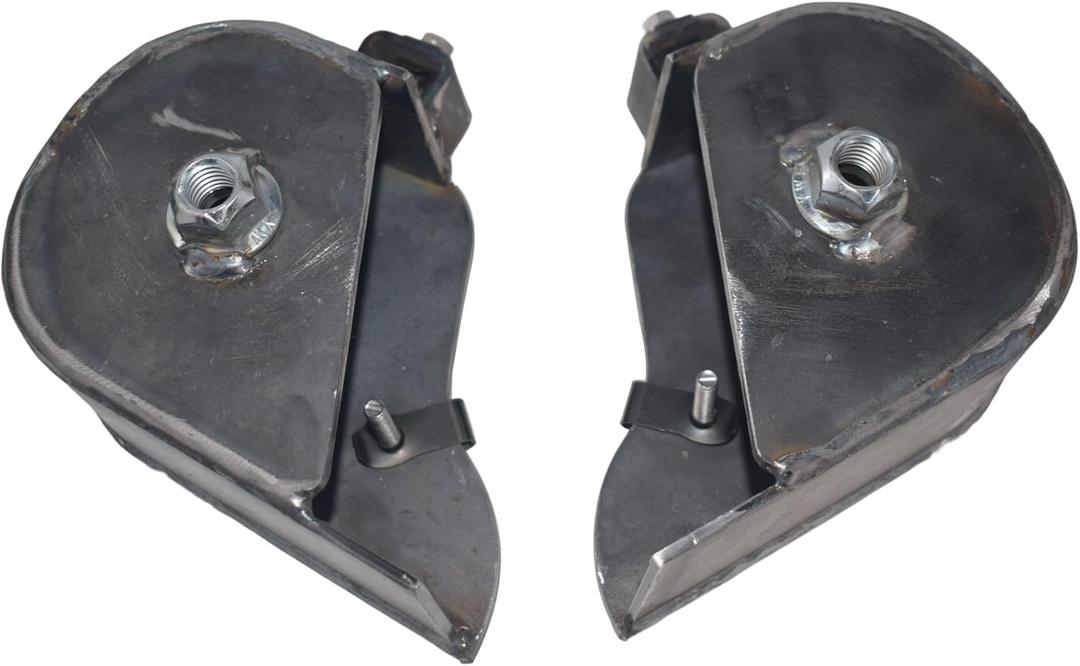 2-Pack Welded-On Upper Trailing Arm Mounts Compatible with Chevy Trailblazer GMC Envoy